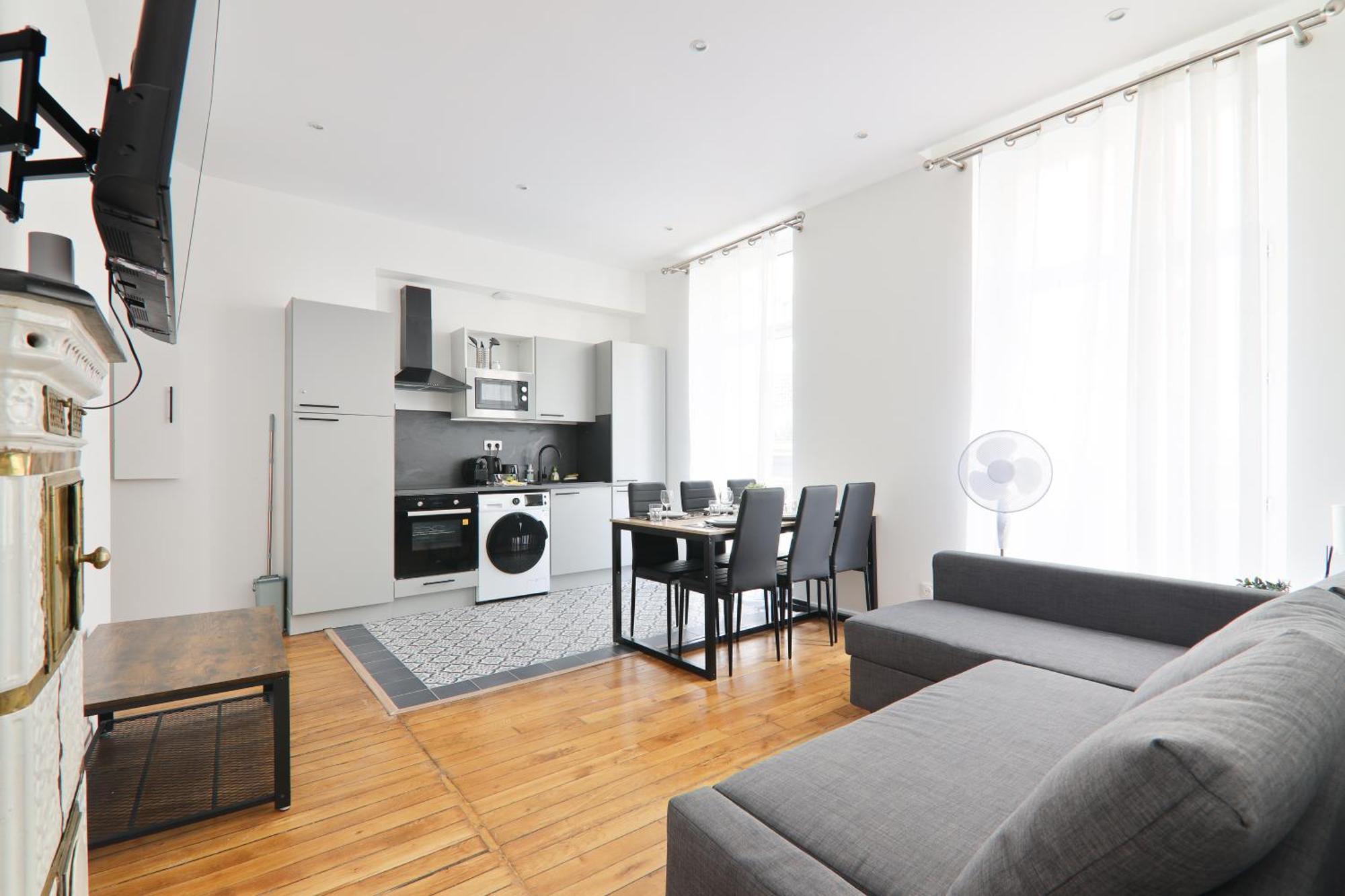2 Bedroom Appartement Quartier Le Marais Free Netflix باريس المظهر الخارجي الصورة